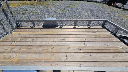 New 2026 Pequea Trailers 80x14SA GALVANIZED Utility Trailer