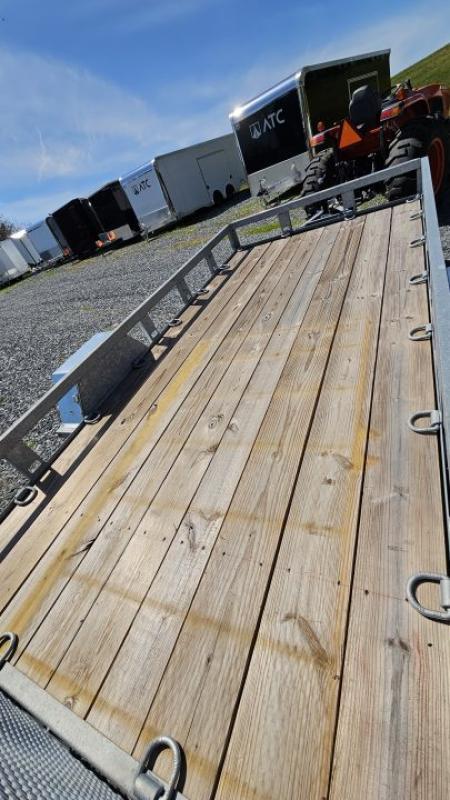 New 2026 Pequea Trailers 80x14SA GALVANIZED Utility Trailer