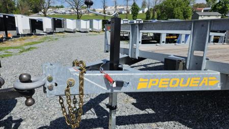New 2026 Pequea Trailers 80x14SA GALVANIZED Utility Trailer