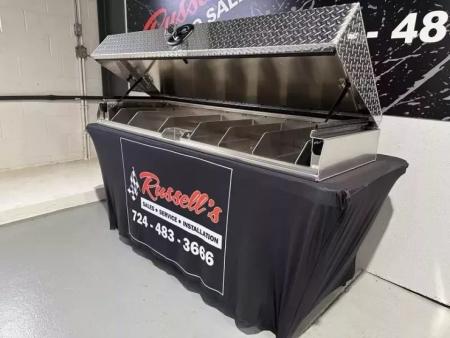 New Martin Truck Bodies Topside Loader Box / Top Pak Truck Boxes DRW 98x134 SSB ( With headboard )