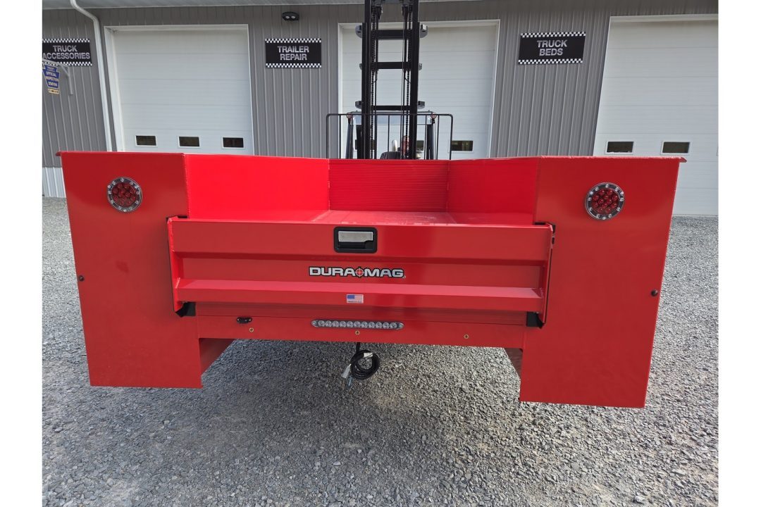 New Dura Mag Truck Bodies S-Series Aluminum Service Body 84"ca Cab and Chassis DRW RED