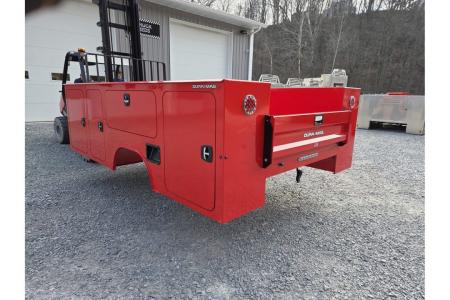 New Dura Mag Truck Bodies S-Series Aluminum Service Body 84"ca Cab and Chassis DRW RED