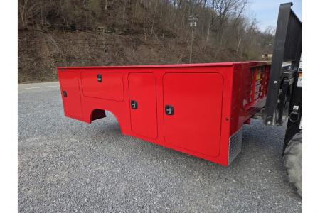 New Dura Mag Truck Bodies S-Series Aluminum Service Body 84"ca Cab and Chassis DRW RED