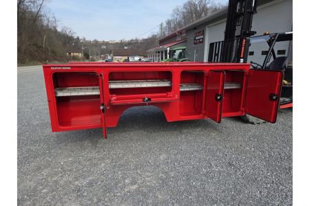 New Dura Mag Truck Bodies S-Series Aluminum Service Body 84"ca Cab and Chassis DRW RED