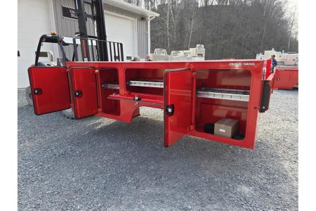 New Dura Mag Truck Bodies S-Series Aluminum Service Body 84"ca Cab and Chassis DRW RED
