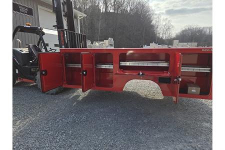 New Dura Mag Truck Bodies S-Series Aluminum Service Body 84"ca Cab and Chassis DRW RED