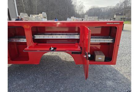 New Dura Mag Truck Bodies S-Series Aluminum Service Body 84"ca Cab and Chassis DRW RED