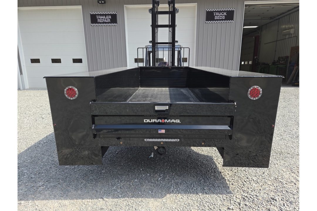 New Dura Mag Truck Bodies S-Series Aluminum Service Body 84"ca Cab and Chassis DRW Gloss Black
