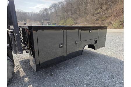 New Dura Mag Truck Bodies S-Series Aluminum Service Body 84"ca Cab and Chassis DRW Gloss Black