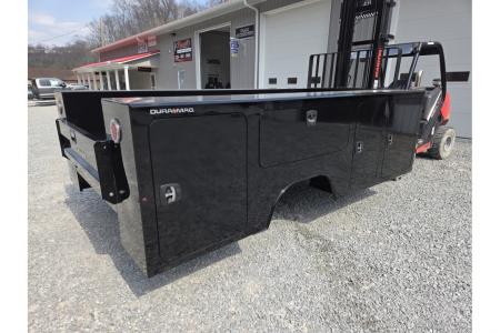 New Dura Mag Truck Bodies S-Series Aluminum Service Body 84 ca Cab and Chassis DRW Gloss Black