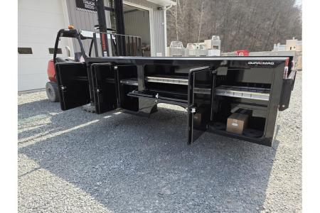 New Dura Mag Truck Bodies S-Series Aluminum Service Body 84"ca Cab and Chassis DRW Gloss Black