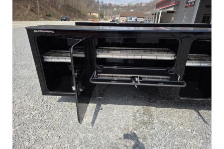 New Dura Mag Truck Bodies S-Series Aluminum Service Body 84"ca Cab and Chassis DRW Gloss Black
