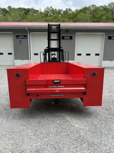 New Dura Mag Truck Bodies S-Series Aluminum Service Body 60"ca Cab and Chassis DRW Red