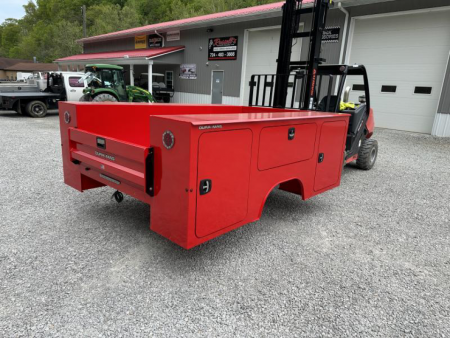 New Dura Mag Truck Bodies S-Series Aluminum Service Body 60"ca Cab and Chassis DRW Red