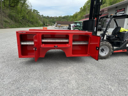 New Dura Mag Truck Bodies S-Series Aluminum Service Body 60"ca Cab and Chassis DRW Red