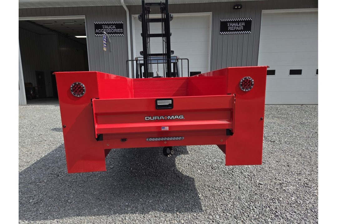 New Dura Mag Truck Bodies S-Series Aluminum Service Body White SRW Red