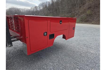 New Dura Mag Truck Bodies S-Series Aluminum Service Body White SRW Red