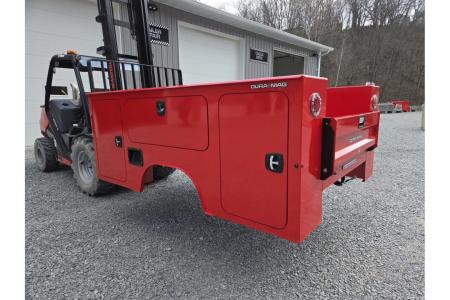 New Dura Mag Truck Bodies S-Series Aluminum Service Body White SRW Red