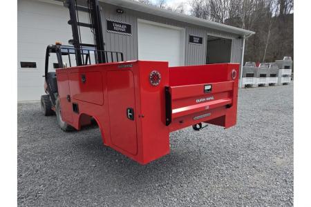 New Dura Mag Truck Bodies S-Series Aluminum Service Body White SRW Red