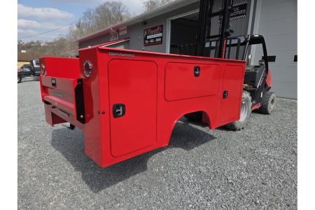 New Dura Mag Truck Bodies S-Series Aluminum Service Body White SRW Red