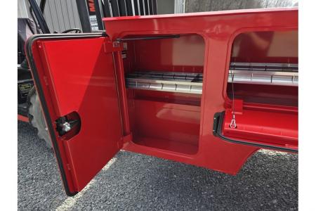 New Dura Mag Truck Bodies S-Series Aluminum Service Body White SRW Red