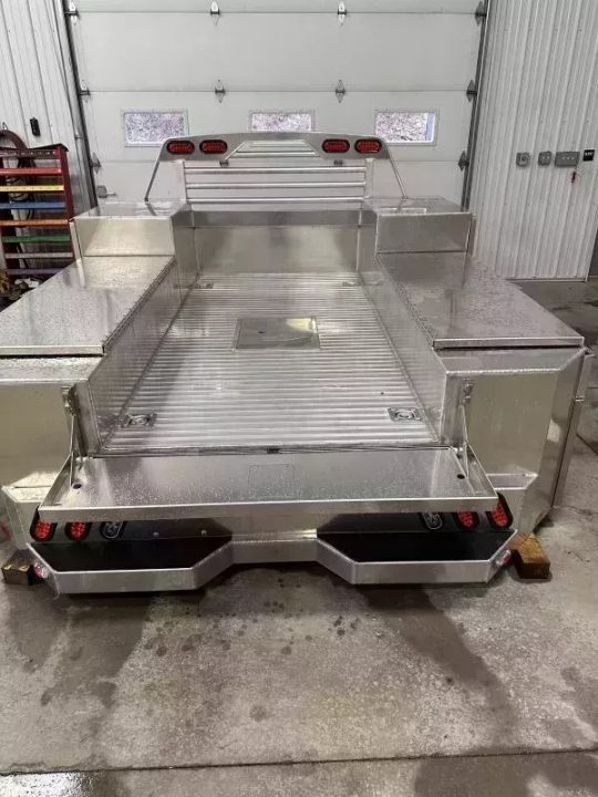 New Martin Truck Bodies Aluminum Gooseneck Service Body DRW 8' SMOOTH APPEARANCE