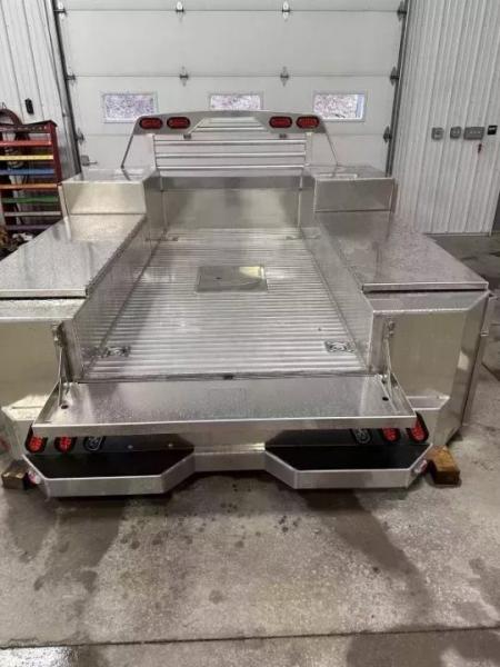 New Martin Truck Bodies Aluminum Gooseneck Service Body DRW 8' SMOOTH APPEARANCE