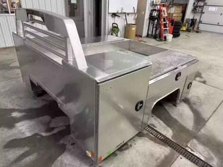 New Martin Truck Bodies Aluminum Gooseneck Service Body DRW 8' SMOOTH APPEARANCE