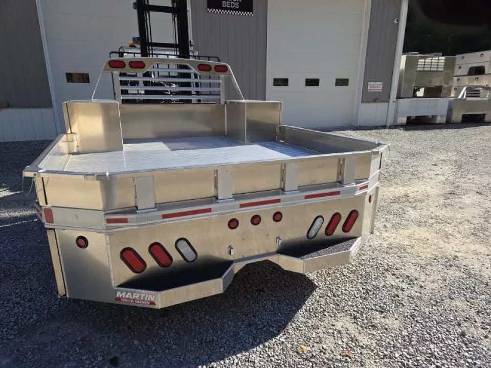 New Martin Truck Bodies 98x104 SBV Flatbed 8' DRW Longbed 8" DROP IN SIDES