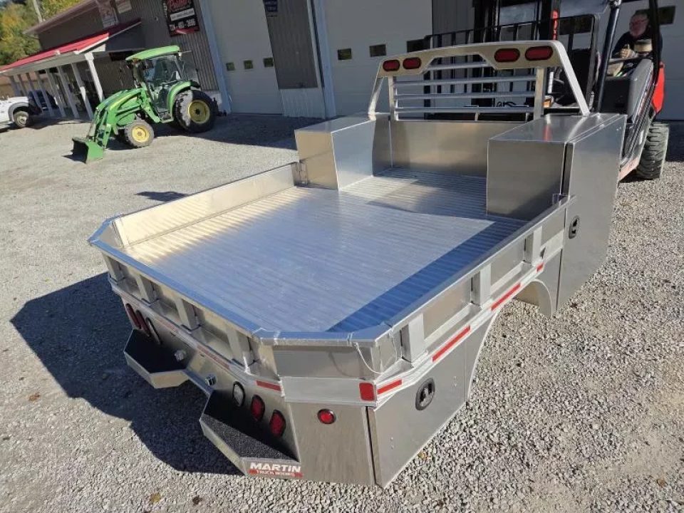 New Martin Truck Bodies 98x104 SBV Flatbed 8' DRW Longbed 8" DROP IN SIDES