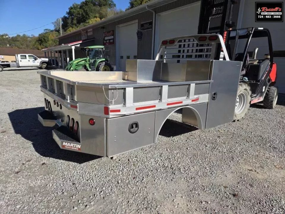New Martin Truck Bodies 98x104 SBV Flatbed 8' DRW Longbed 8" DROP IN SIDES