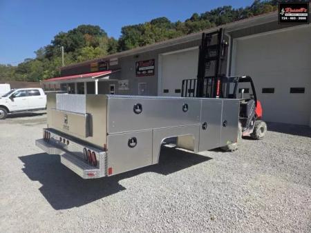 New Martin Truck Bodies Aluminum SSB Service Body DRW 84  CA Cab and Chassis