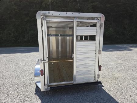 New 2025 Adam 6x12 6'' Extra Height ALUMINUM Livestock Trailer 7000 GVW Stock / Stock Combo Trailer