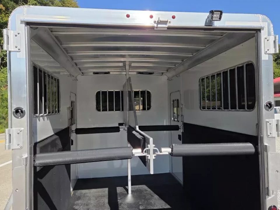 New 2026 Adam ALUMINUM 2 Horse Straight Load WITH RAMP
