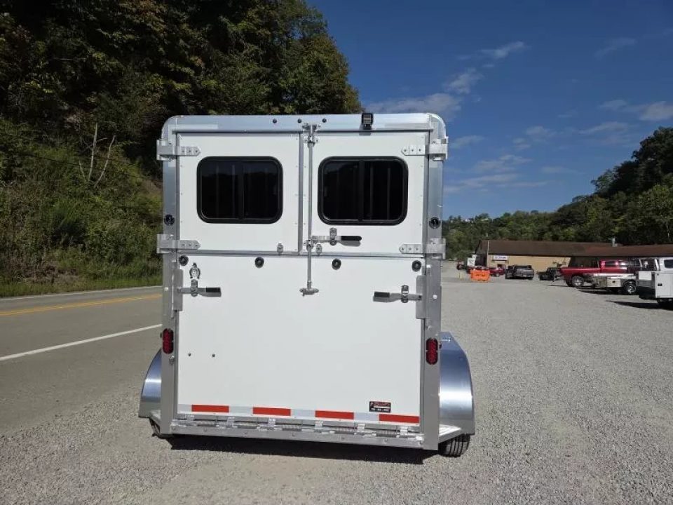 New 2026 Adam ALUMINUM 2 Horse Straight Load WITH RAMP