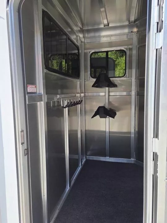 New 2026 Adam ALUMINUM 2 Horse Straight Load WITH RAMP