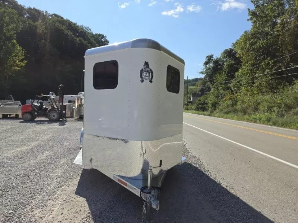 New 2026 Adam ALUMINUM 2 Horse Straight Load WITH RAMP
