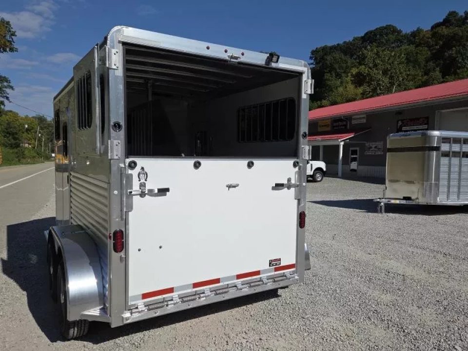 New 2026 Adam ALUMINUM 2 Horse Straight Load WITH RAMP