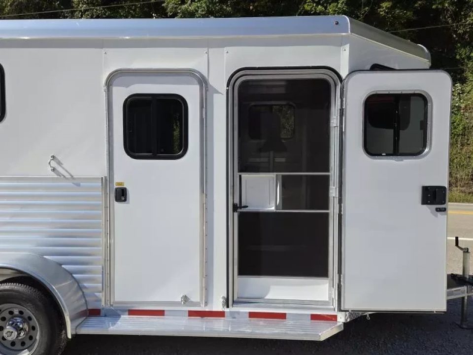 New 2026 Adam ALUMINUM 2 Horse Straight Load WITH RAMP