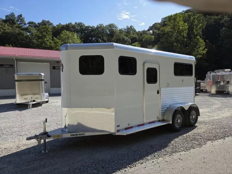 New 2026 Adam ALUMINUM 2 Horse Straight Load WITH RAMP