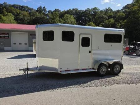 New 2026 Adam ALUMINUM 2 Horse Straight Load WITH RAMP