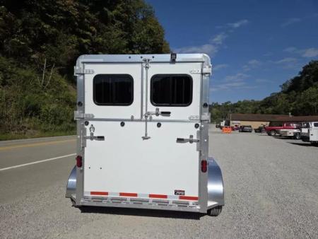 New 2026 Adam ALUMINUM 2 Horse Straight Load WITH RAMP