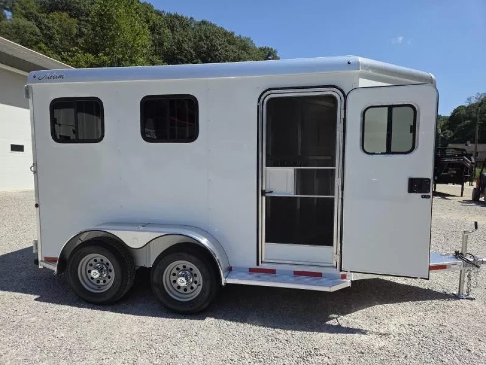 New 2026 Adam ALUMINUM 2 Horse Slant FULL WINDOW PACKAGE
