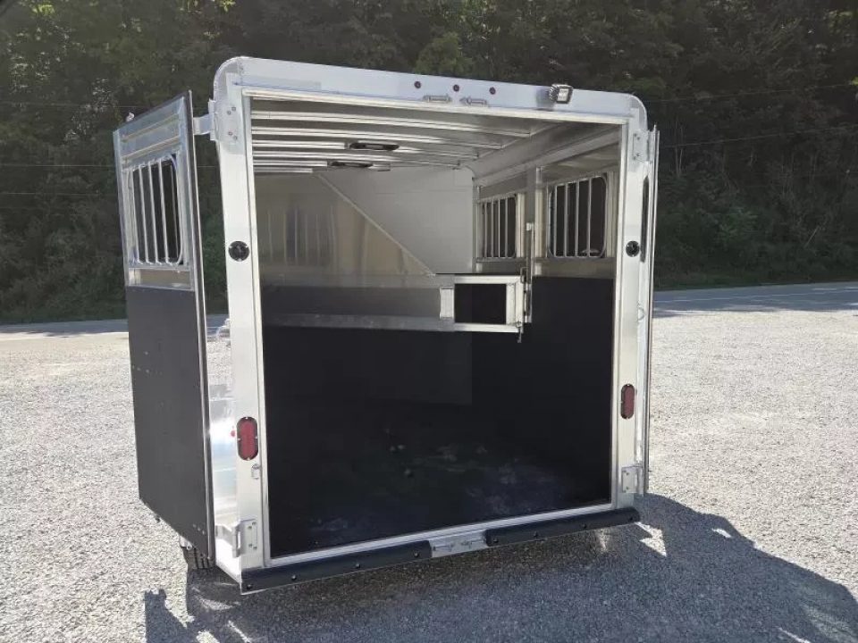 New 2026 Adam ALUMINUM 2 Horse Slant FULL WINDOW PACKAGE