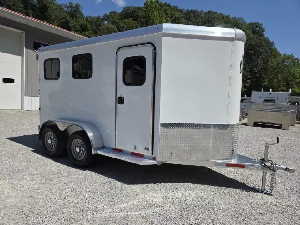 New 2026 Adam ALUMINUM 2 Horse Slant FULL WINDOW PACKAGE
