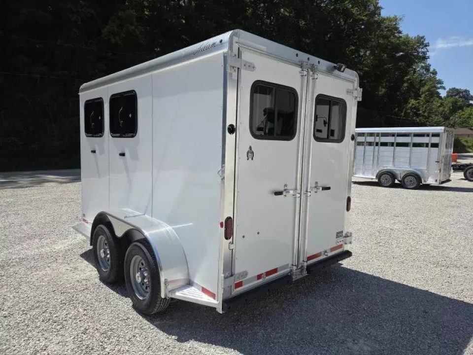 New 2026 Adam ALUMINUM 2 Horse Slant FULL WINDOW PACKAGE