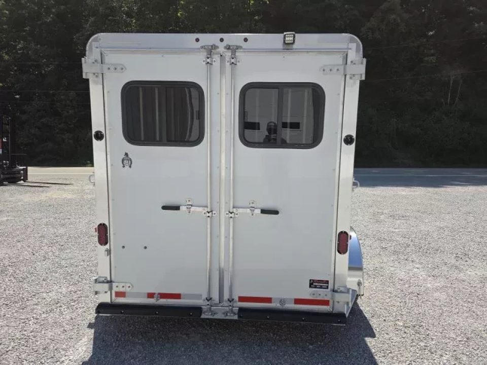 New 2026 Adam ALUMINUM 2 Horse Slant FULL WINDOW PACKAGE