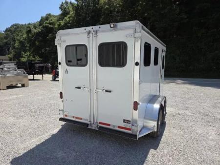 New 2026 Adam ALUMINUM 2 Horse Slant FULL WINDOW PACKAGE