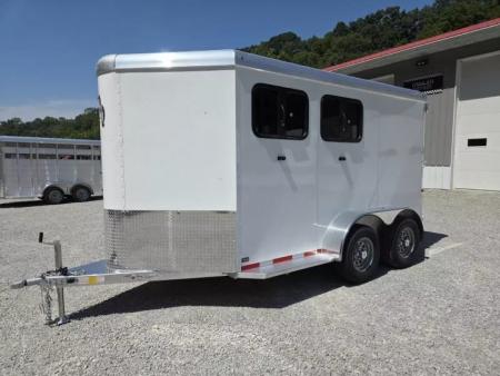 New 2026 Adam ALUMINUM 2 Horse Slant FULL WINDOW PACKAGE
