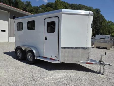 New 2026 Adam ALUMINUM 2 Horse Slant FULL WINDOW PACKAGE
